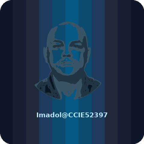 Imadol@CCIE52397 badge